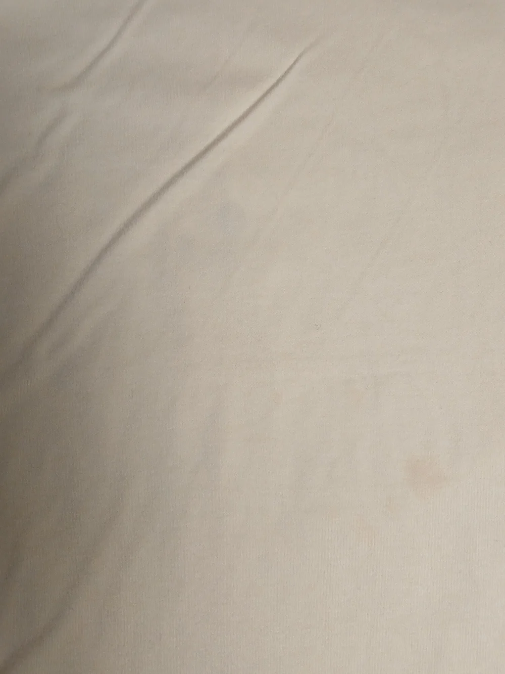 L.L. Bean Pale Yellow Long-Sleeve Polo‎ with White Collar - 100% Cotton - XL